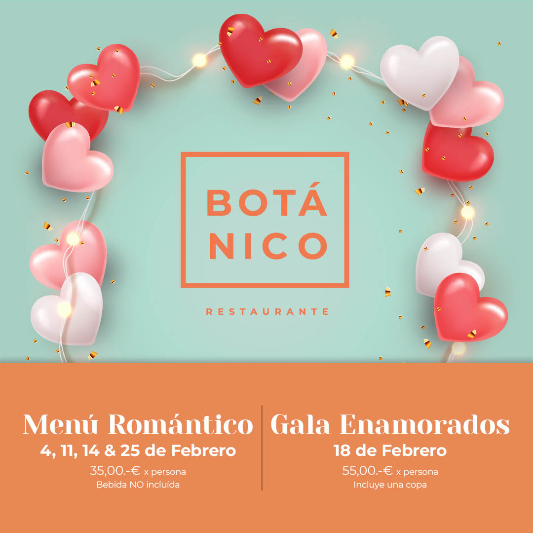 Menú Romántico - Restaurante Botánico